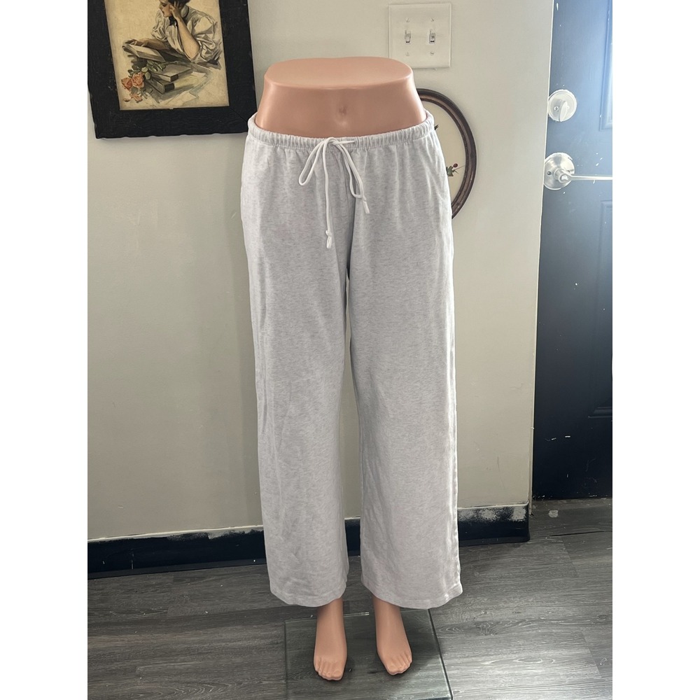 Brandy Melville Heather Grey Drawstring Relaxed Leg Lounge Sweatpants One Size